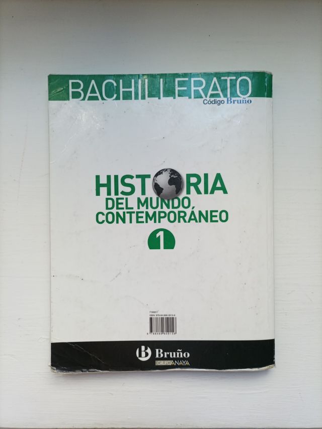 Libro Historia del Mundo Contemporáneo Bruño 1bach