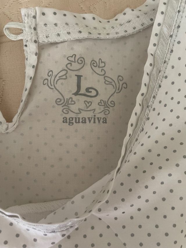 Vestido agua viva talla 10