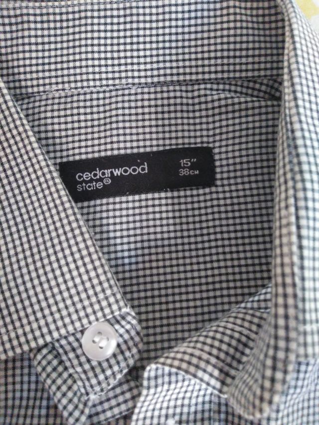 camisa manga larga con bolsillo