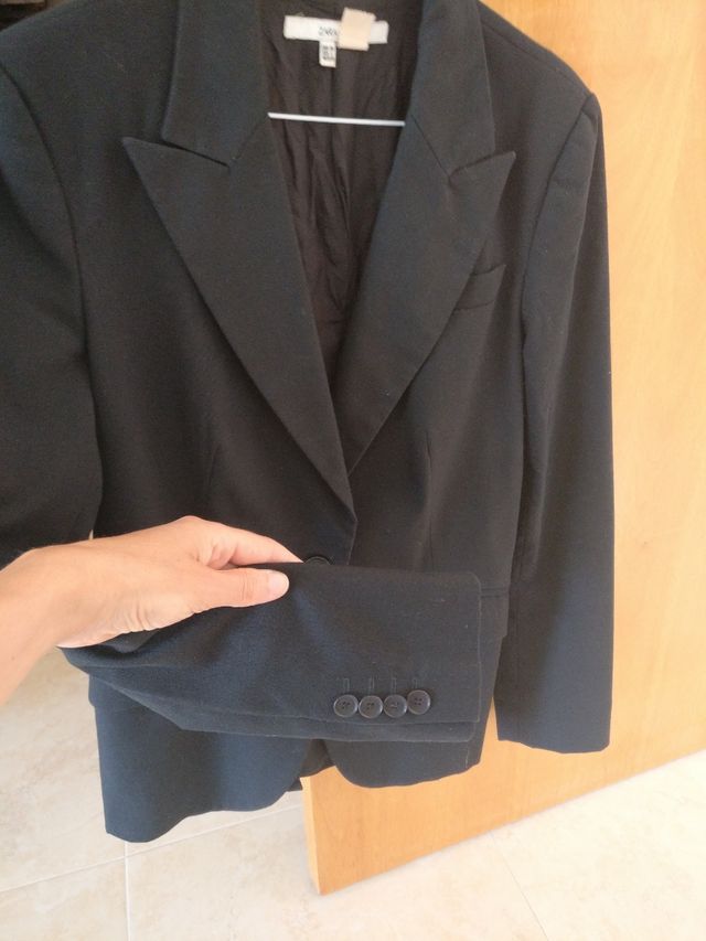 Jaqueta justa feminina Zara tamanho 38