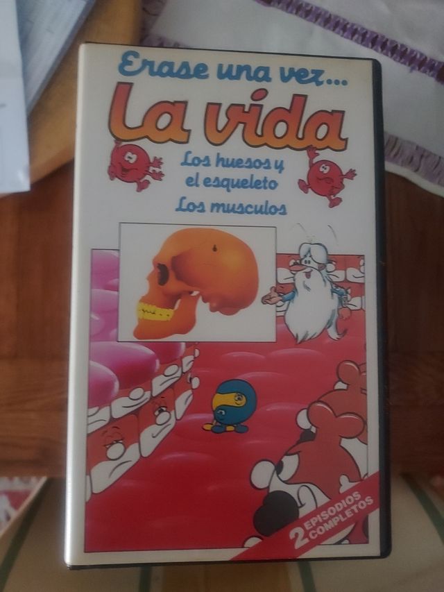 VHS Erase una vez la vida y libros