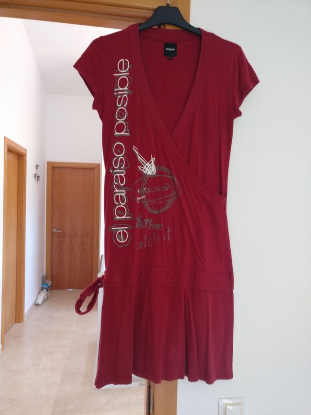 Vestido Desigual, Verão-Primavera-Outono, Tamanho L