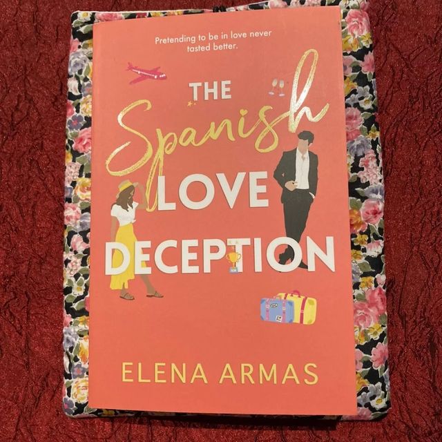 Funda de libros Flores