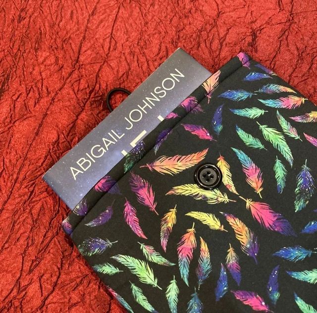 Funda de libros Plumas