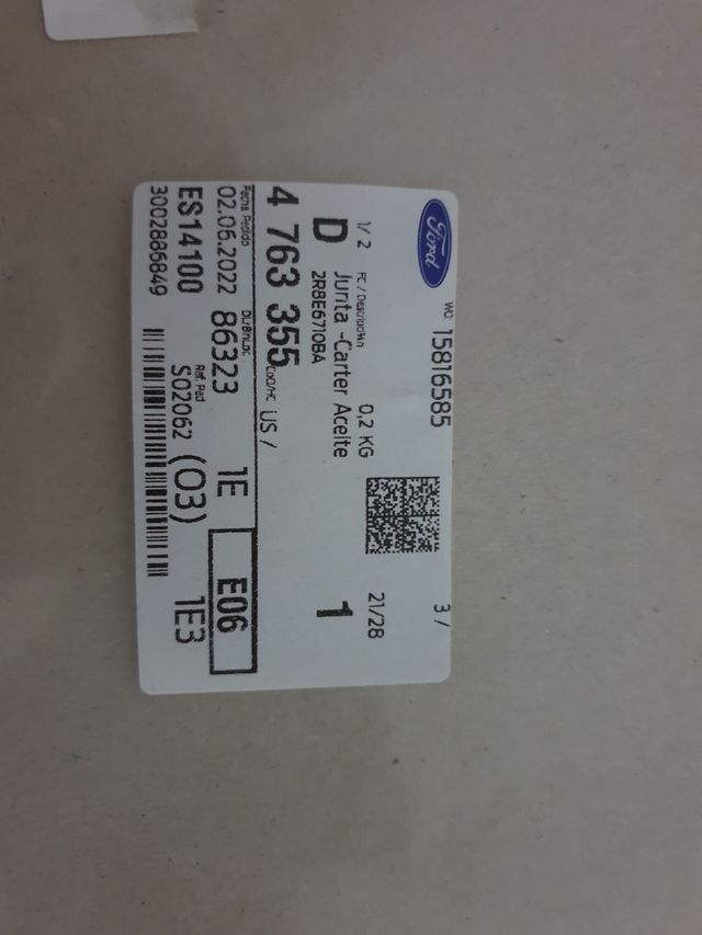 junta carter ford mondeo st