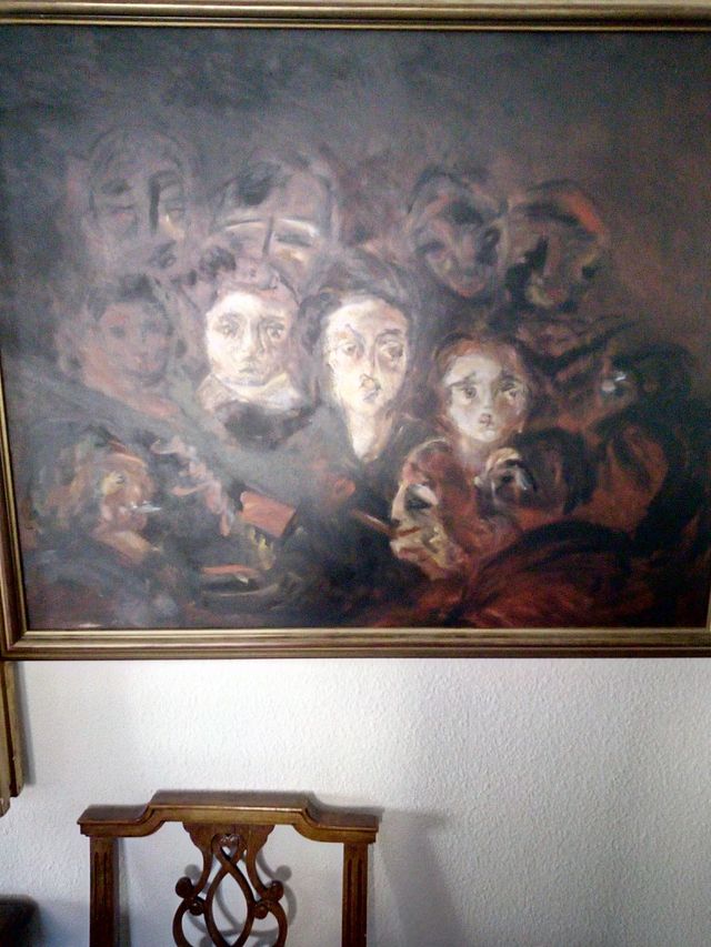 ÓLEO SOBRE LIENZO ENMARCADO. BÁRBARA RYBICKA