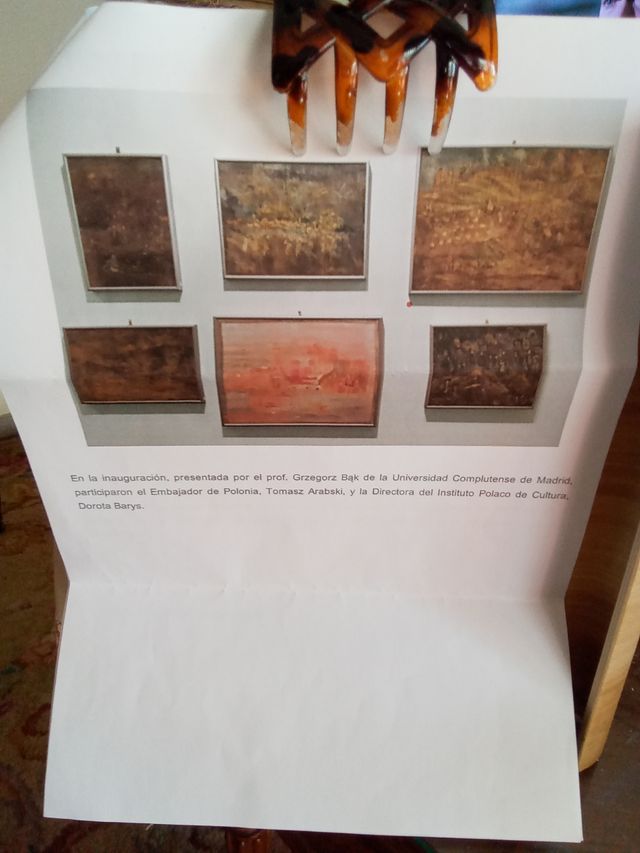 ÓLEO SOBRE LIENZO ENMARCADO. BÁRBARA RYBICKA