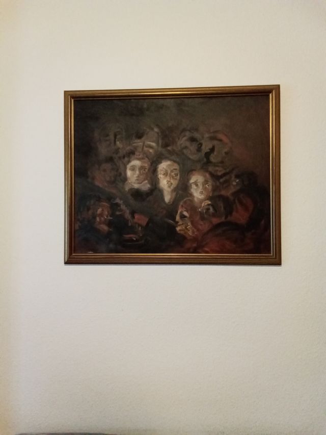 ÓLEO SOBRE LIENZO ENMARCADO. BÁRBARA RYBICKA