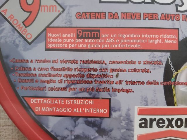 Catene da neve per auto, misura 50