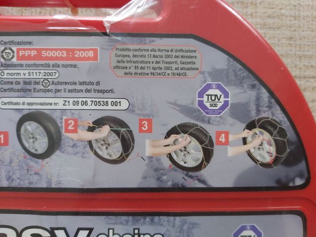 Catene da neve per auto, misura 50