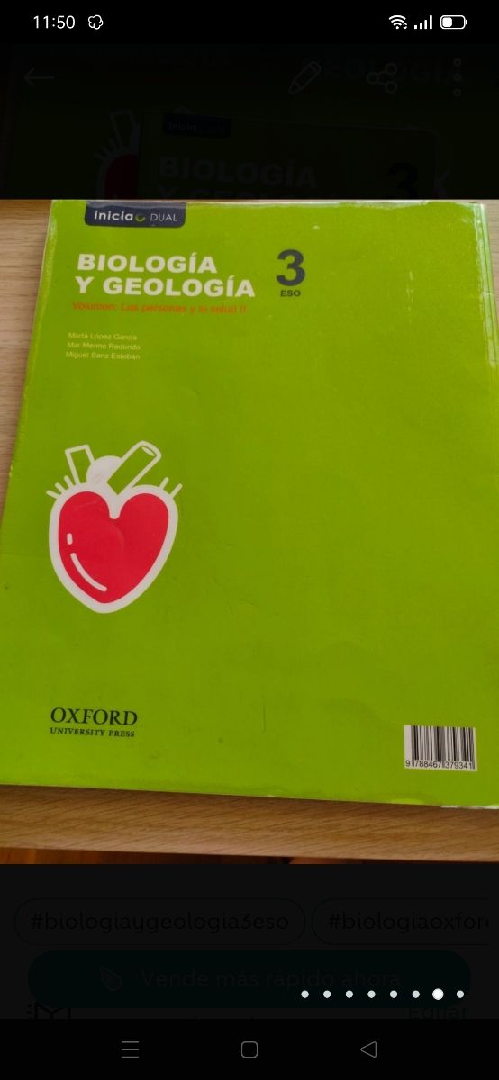 Biología y geología 3 ESO Oxford.
