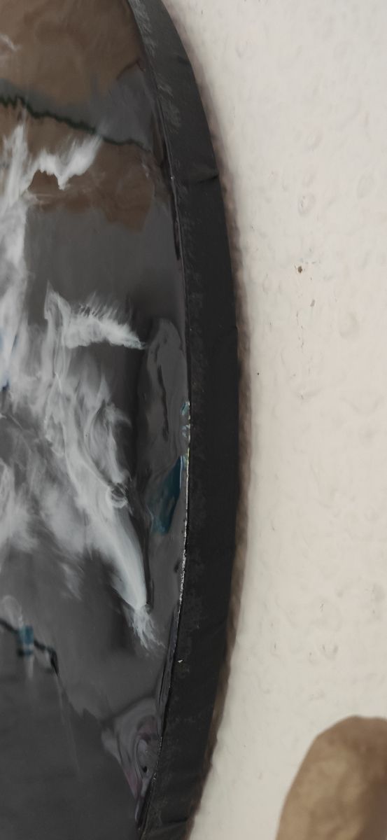 Lienzo resina nubes humo