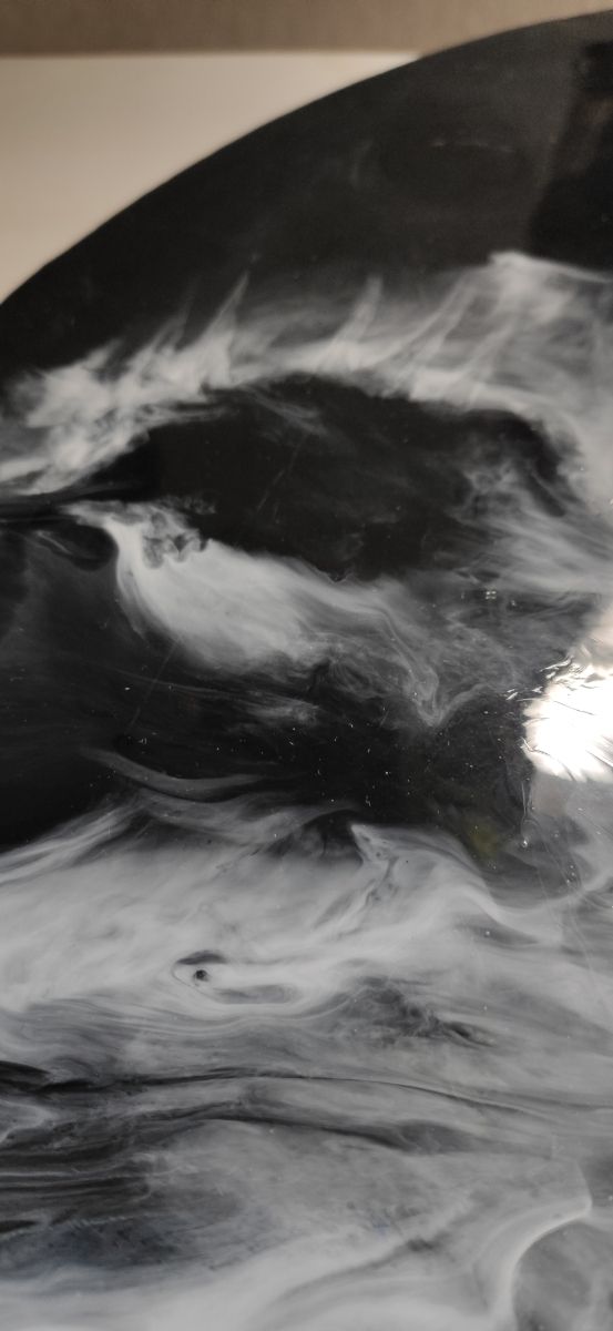 Lienzo resina nubes humo