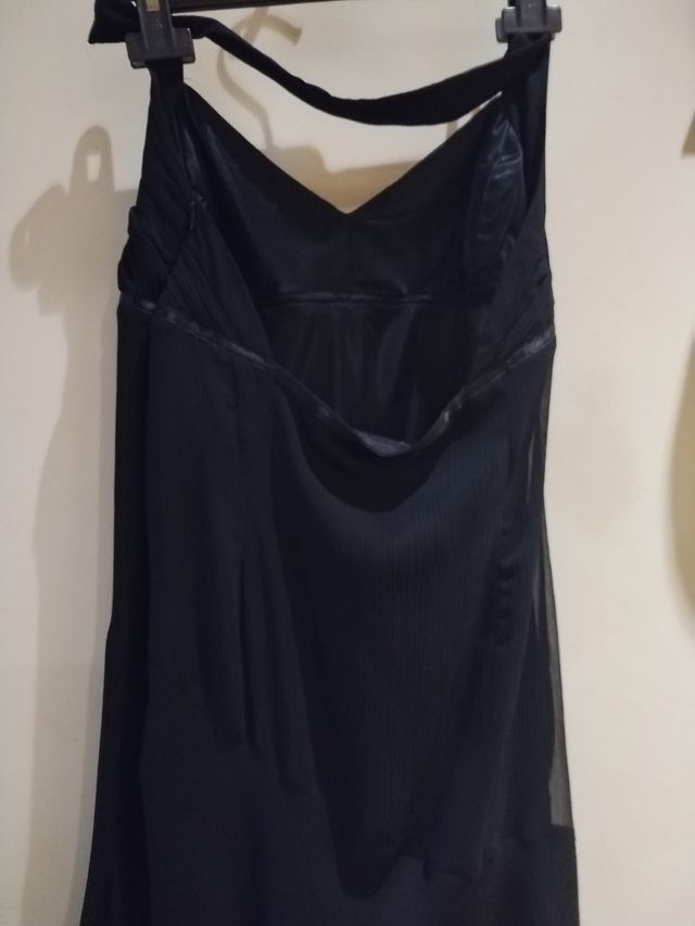 Vestido negro Zara rebajado