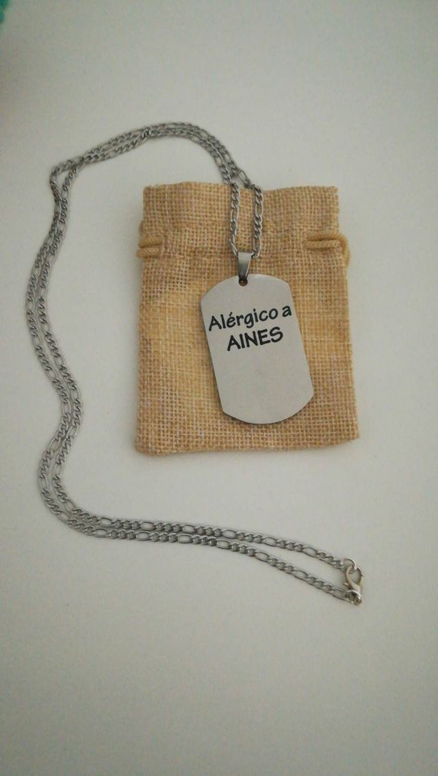 Colgante alerta medica