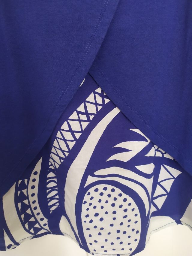 Camiseta sin mangas desigual