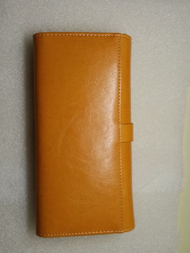 Portafoglio donna color senape