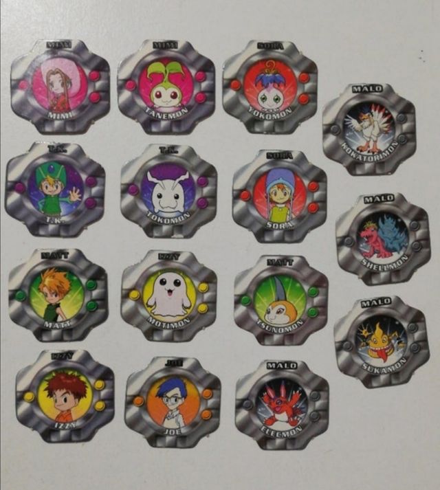 Digiplacas digimon