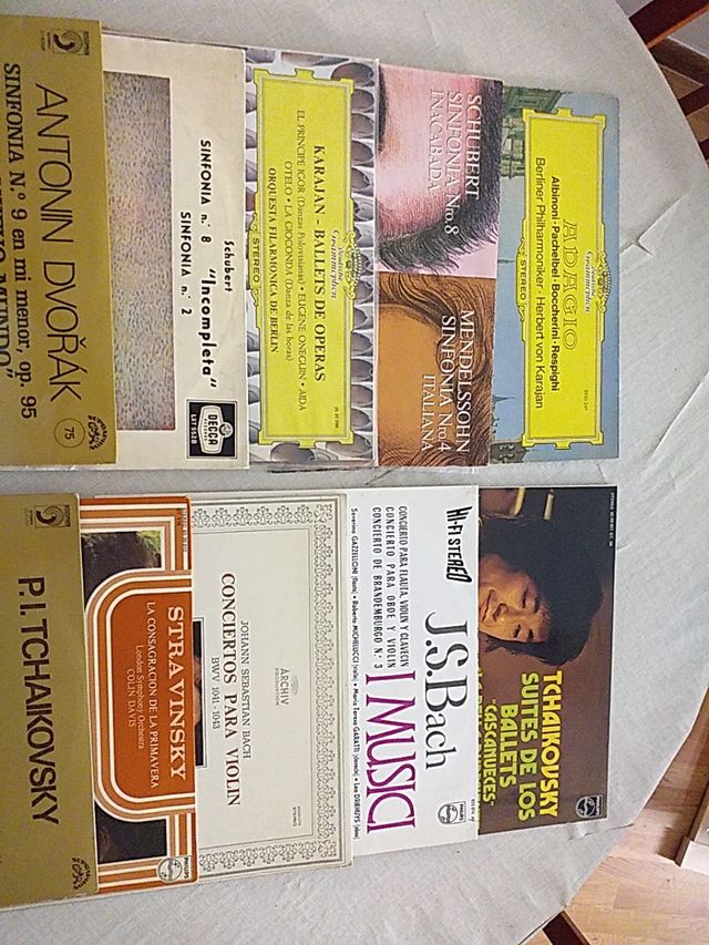 12 LPs de vinilo de música clásica