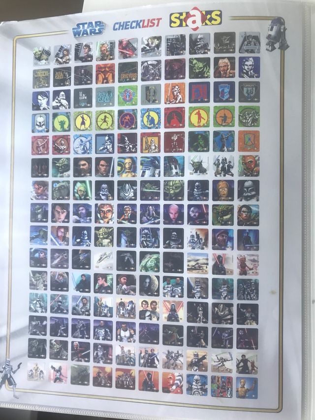 Álbum Star Wars clone wars