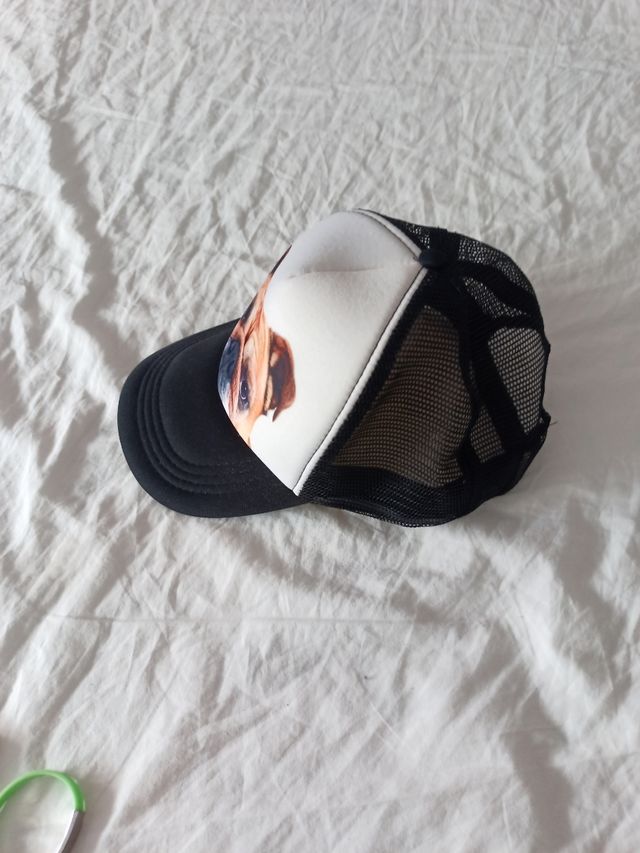 REGALO GORRA CON FOTO PERRO  LEER DESCRIPCIÓN
