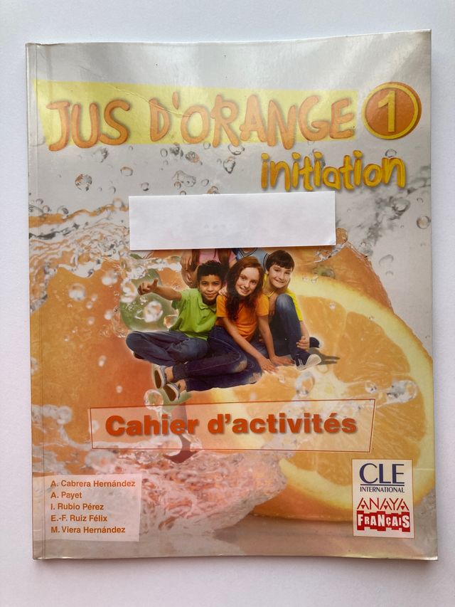 Libro de actividades Jus D'Orange 1