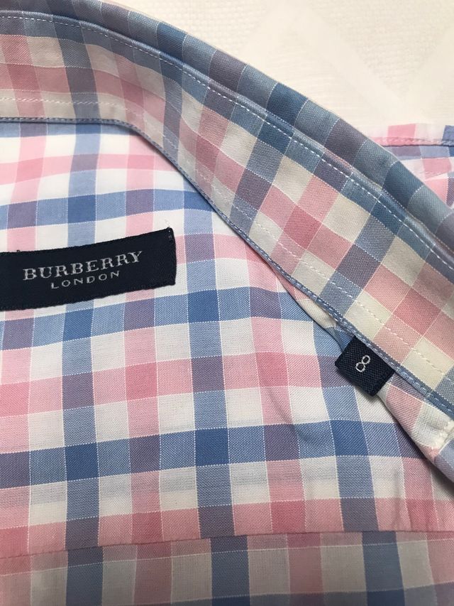 Camisa de caballero Burberry. Talla grande