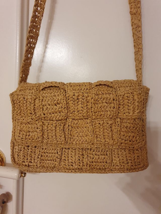 bolso bandolera rafia