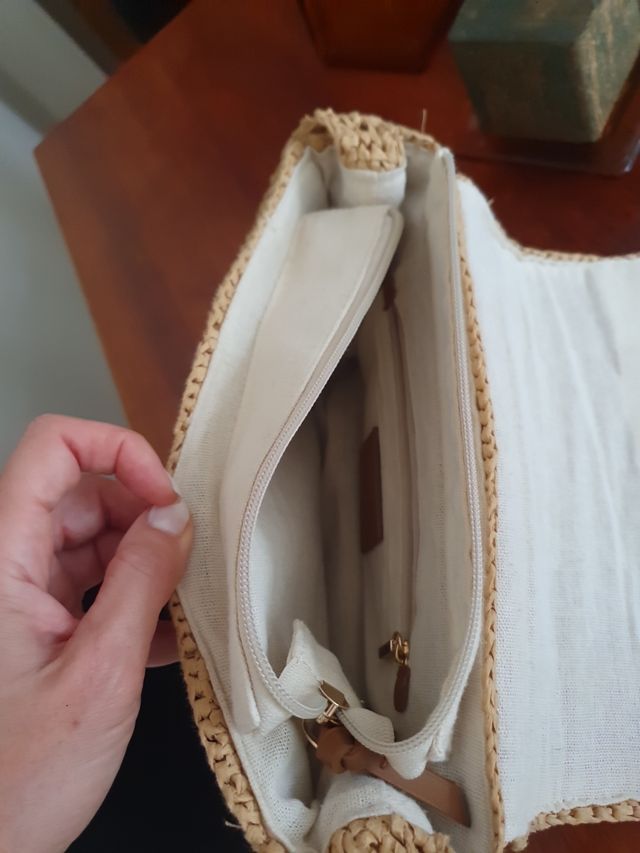 bolso bandolera rafia