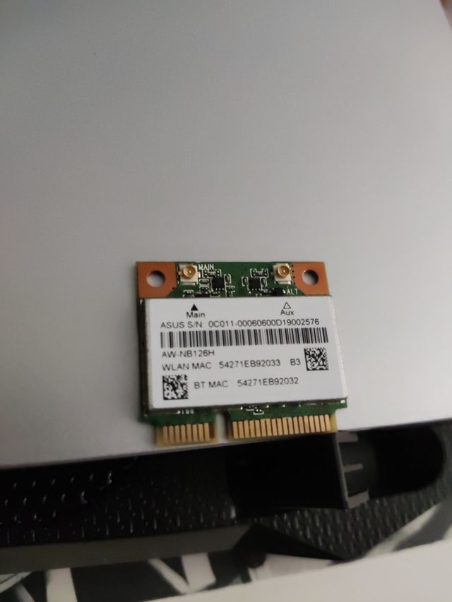 Tarjeta wifi Asus 
NO INTERCAMBIO, SÓLO VENTA!