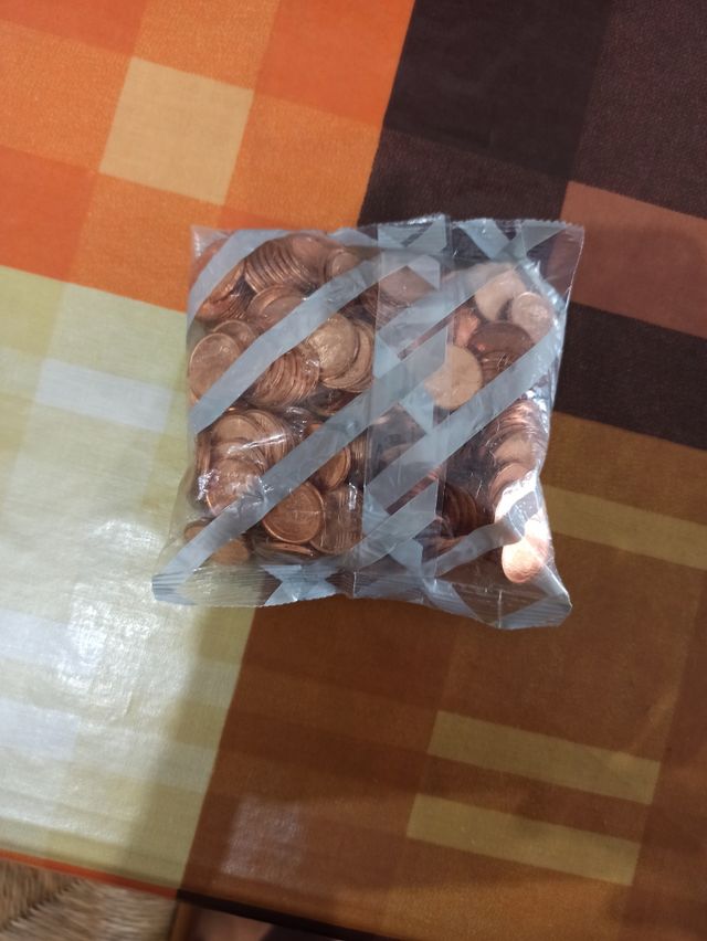 bolsa de monedas 2cm de € 200 mone