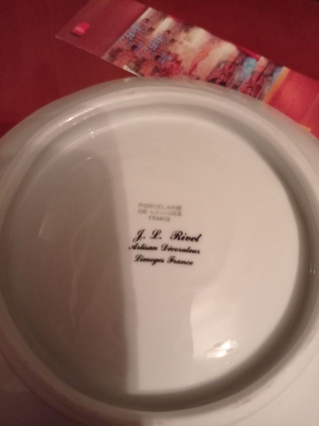 Bandeja porcelana de Limoges