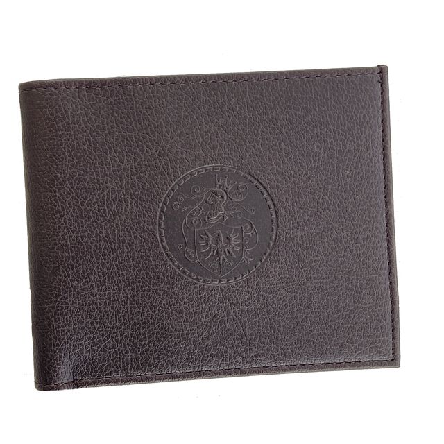 portafoglio uomo BROWN elegante, leggero, compatto