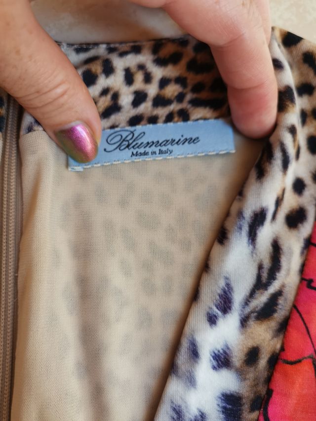 Vestido marca de lujo Blumarine