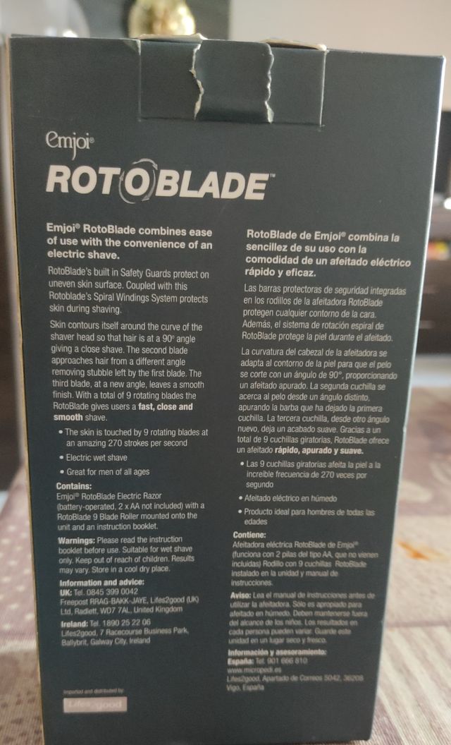 Afeitadora Eléctrica Rotoblade
