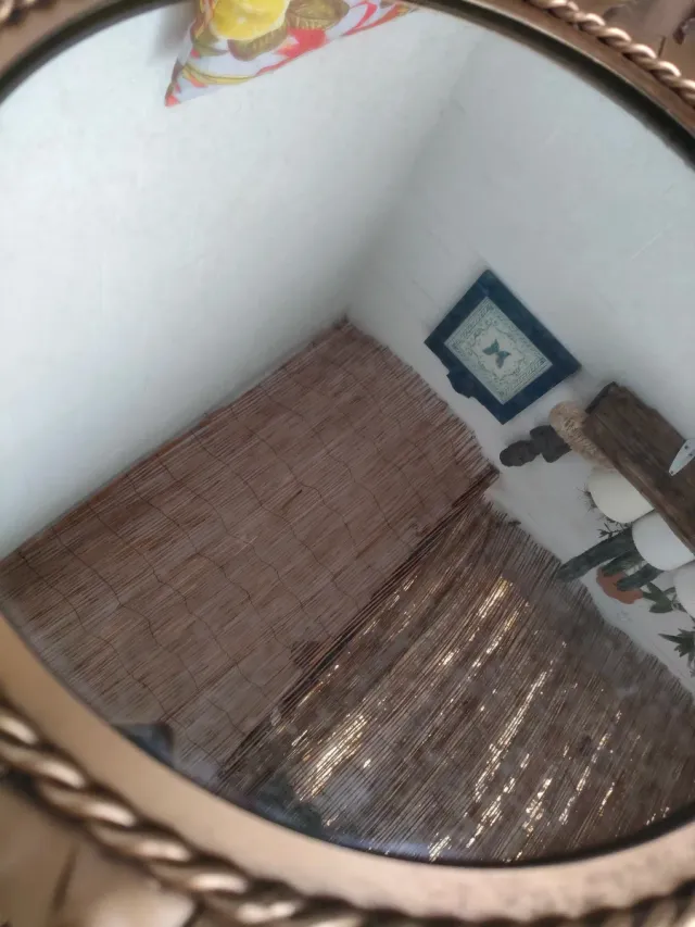 ESPEJO SOL DORADO VINTAGE 65 cm OFERTA