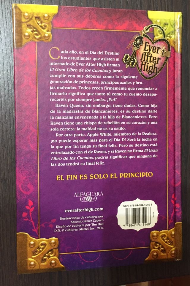 LIBRO "EVER AFTER HIGH" DE SHANNON HALE