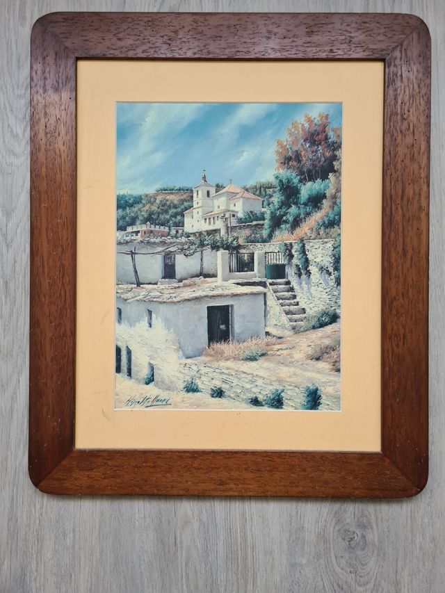 Cuadro firmado Hipollito Llanel