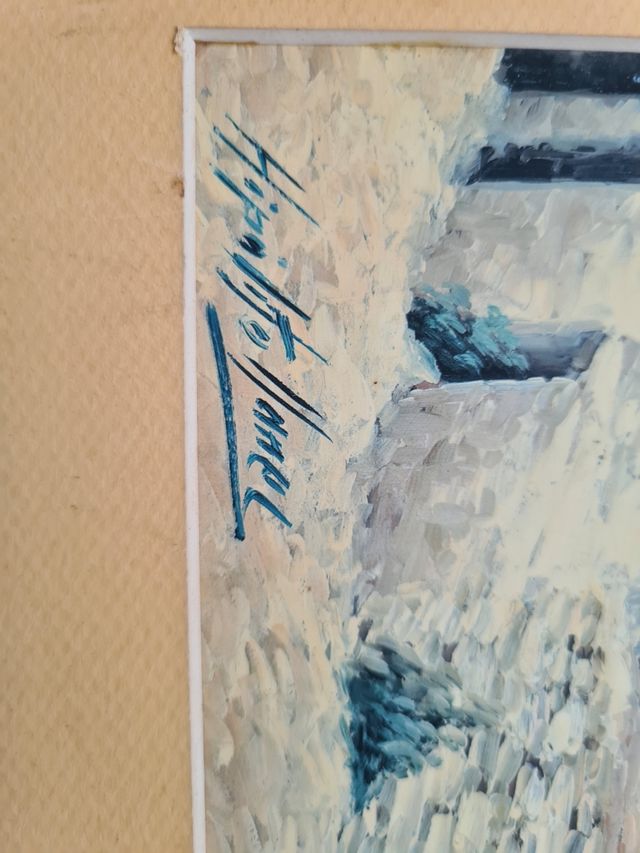 Cuadro firmado Hipollito Llanel