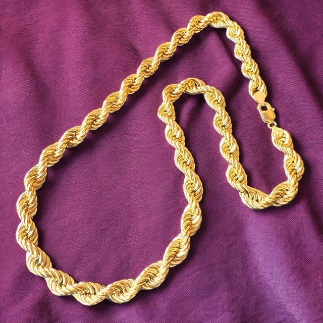 Collar Cordón Salomónico 10.00 mm Oro 18 Kilates