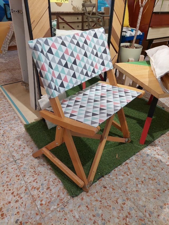 Conjunto sillas plegables