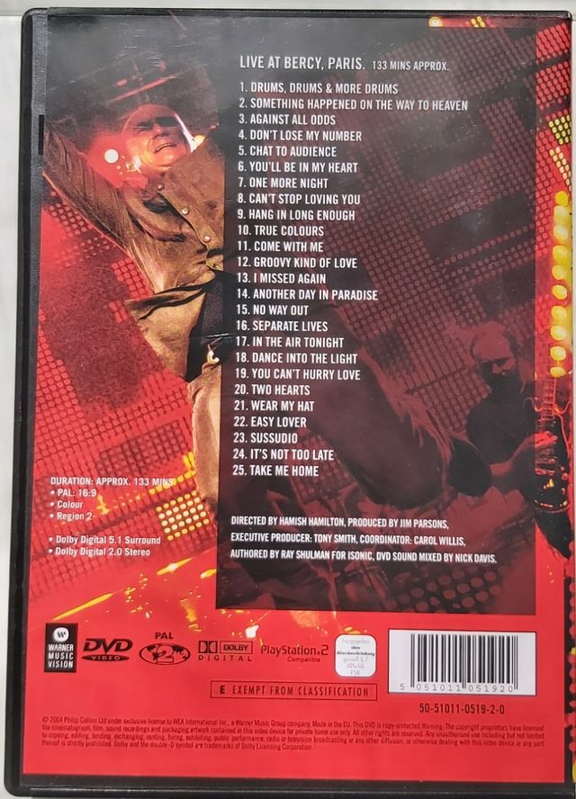 DVD Phil collins