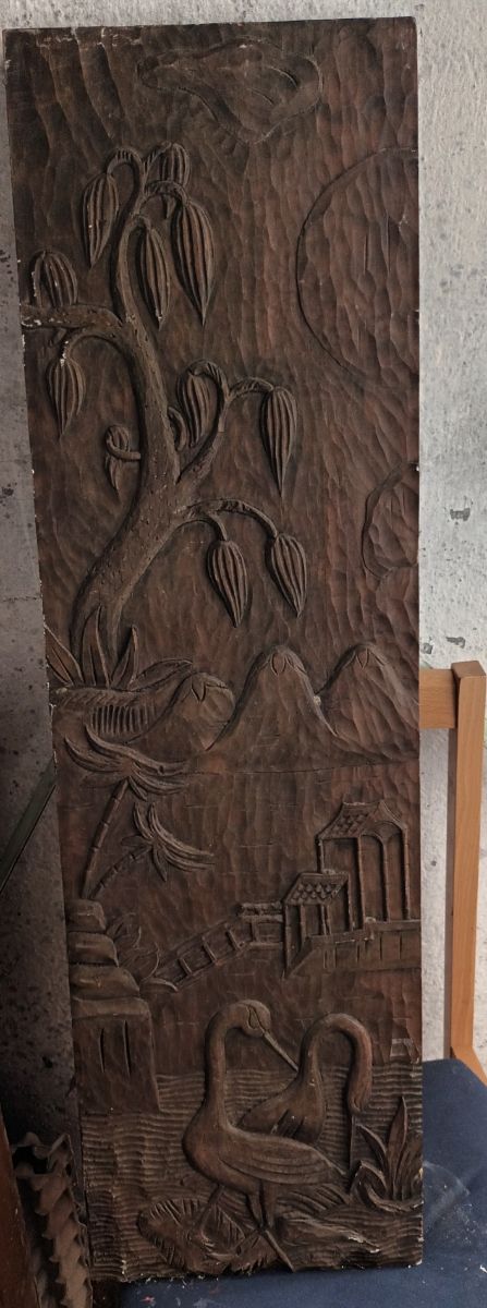 cuadro tallado de madera