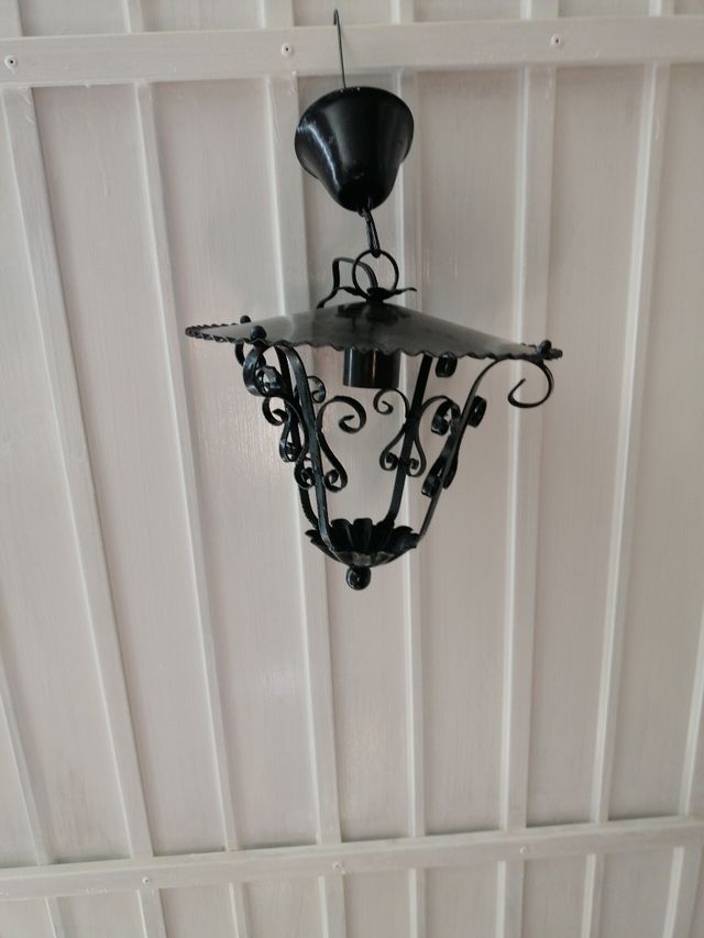 forolillo forja. 38 cm, lampara