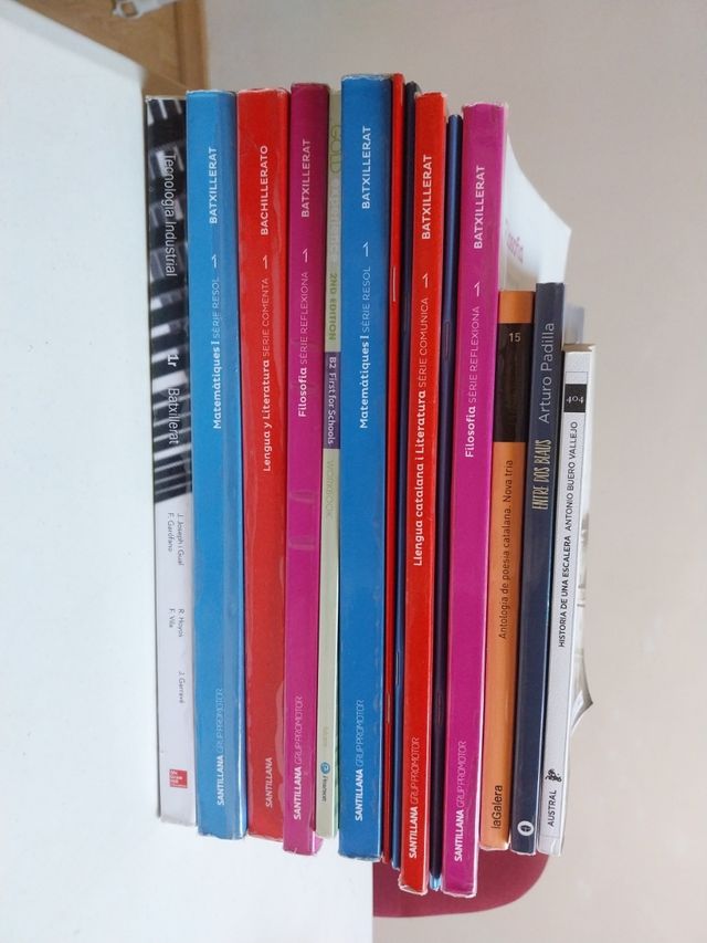 Libros Primero de Bachillerato