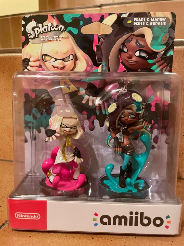 Pack amiibo pearl y marina splatoon