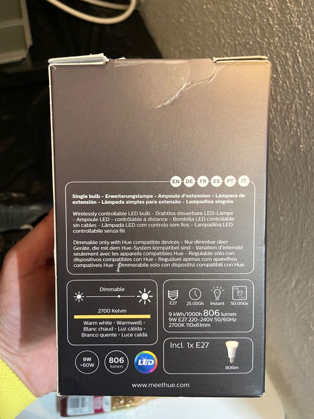 Bombilla inteligente Philips