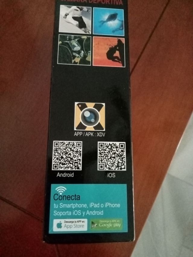 cámara de fotos de agua