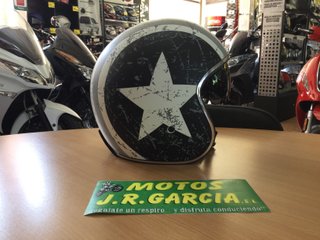 CASCO MOTO JET con gafa sol TALLA L