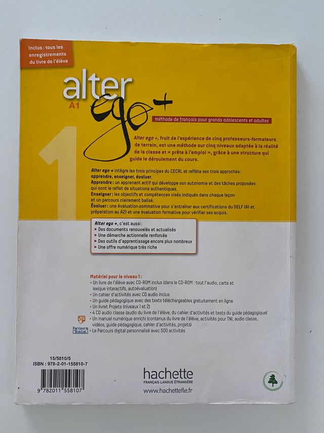 Libro de francés a1 alter ego+